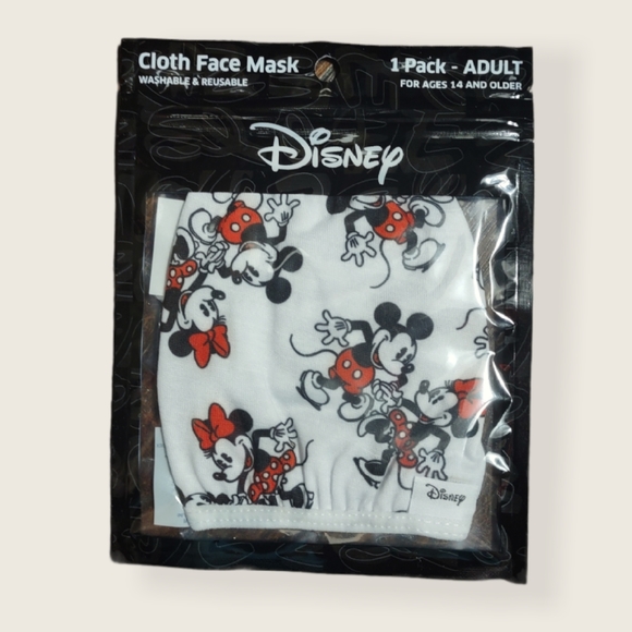 Disney Accessories - Disney Cloth Face Mask Washable 1 Pack Adult